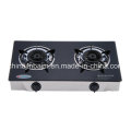 2 Burners Tempered Glass Top 100#Aluminum Burner Gas Cooker/Gas Stove